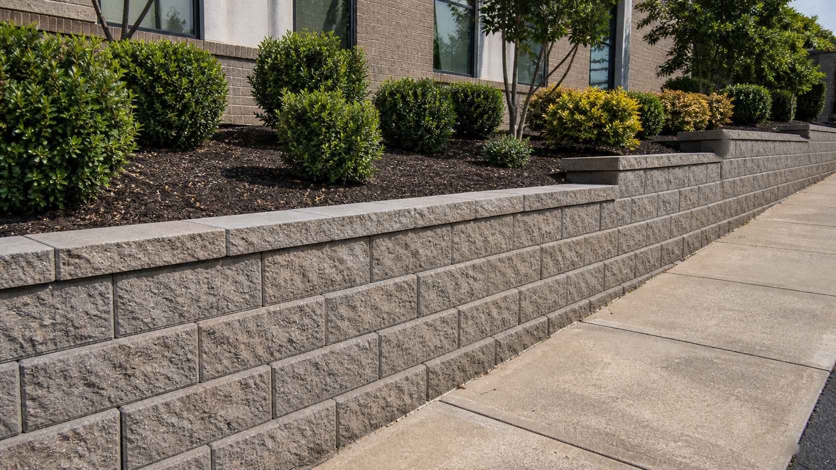 Commercial Retaining Wall