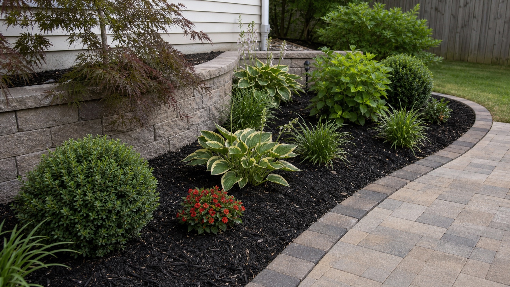 Planting Around Hardscape
