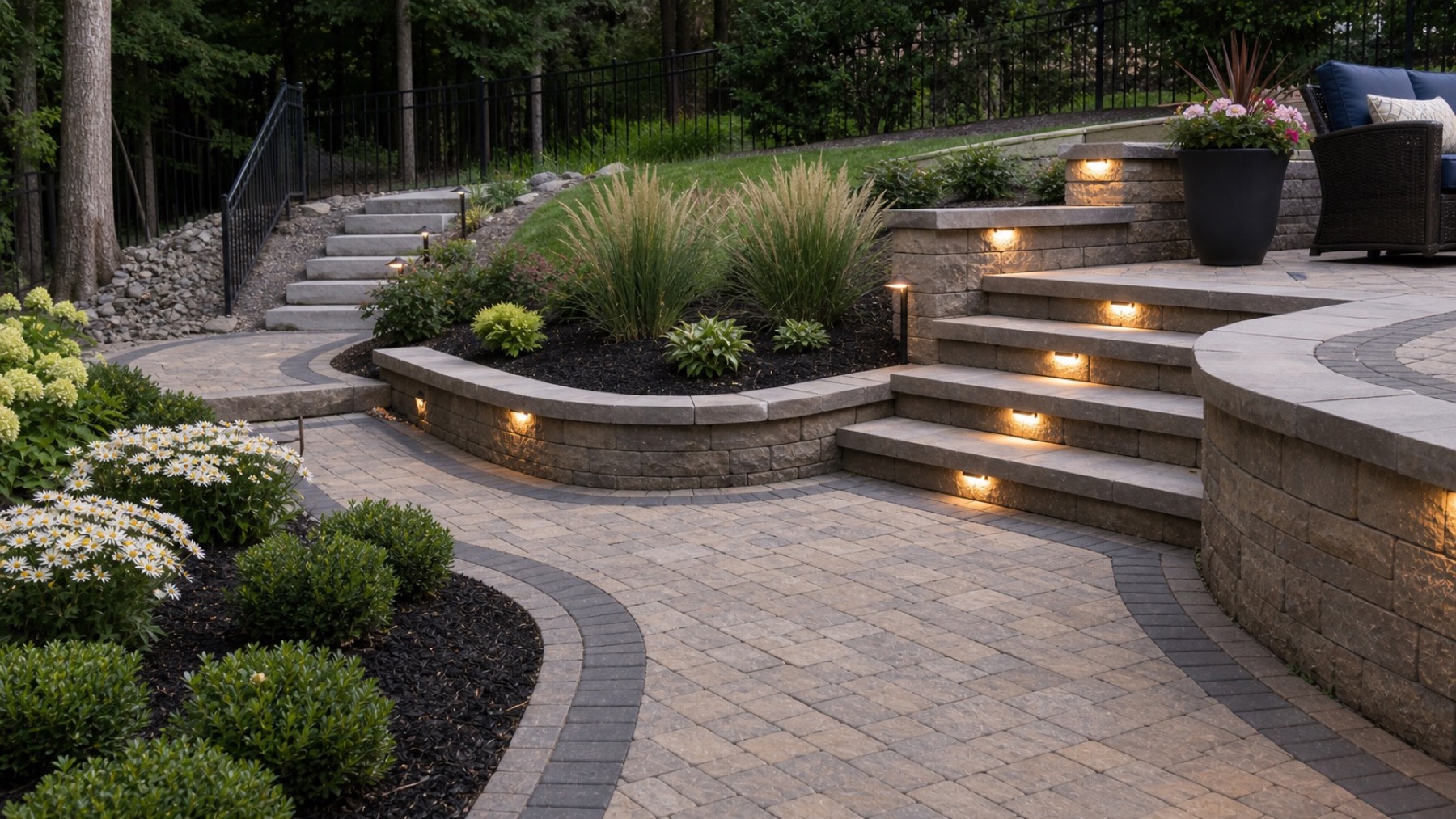 Hardscaping detail