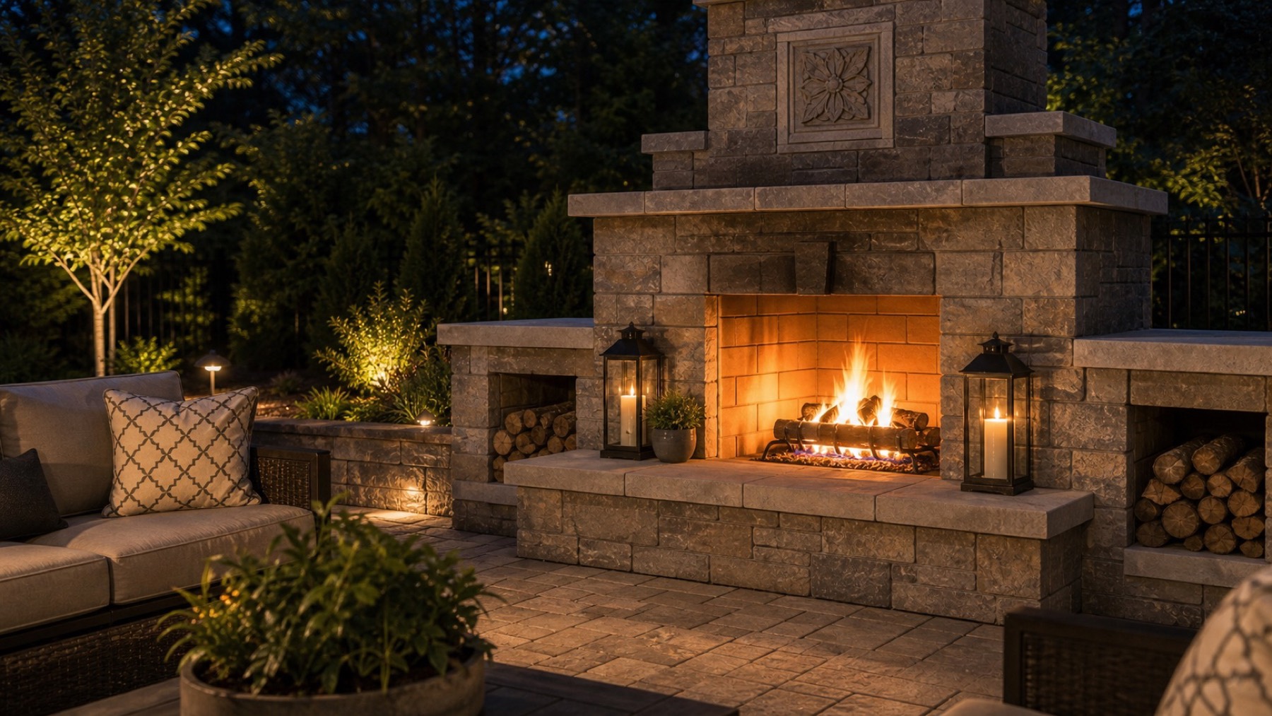 Outdoor Fireplaces detail