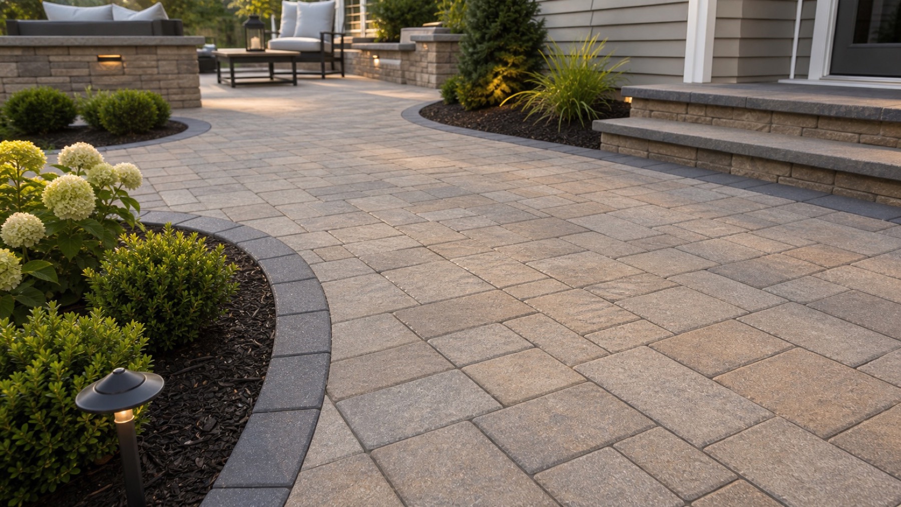 Patio Installation detail